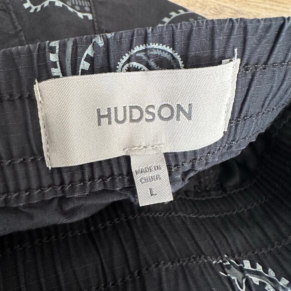 Hudson Men's Racer Shorts Ripstop Black Bandana L - Picture 3 of 11
